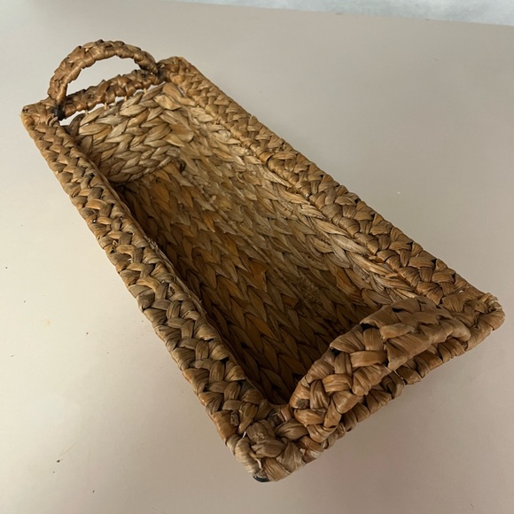 Woven Rectangular Basket - Picture 11 of 11